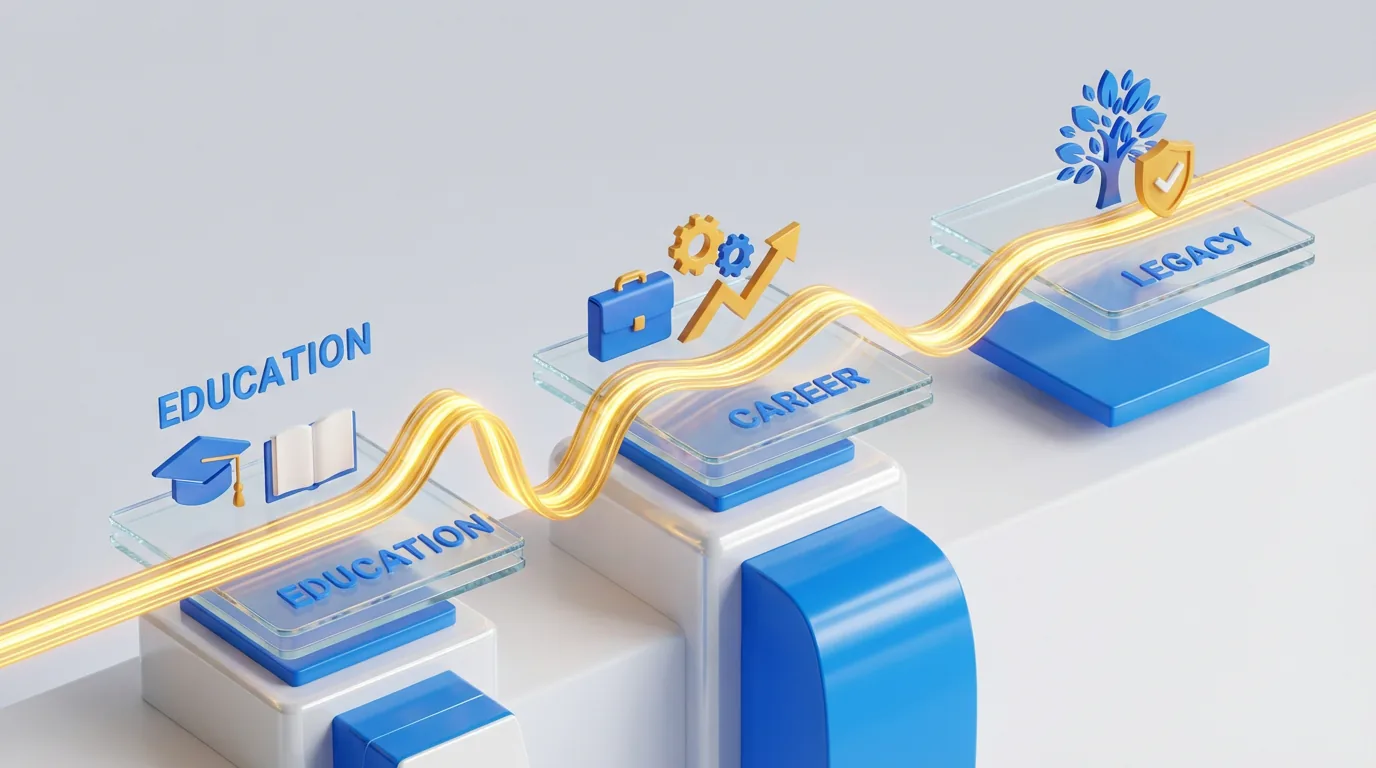 Longitudinal data visualization showing learner growth over time